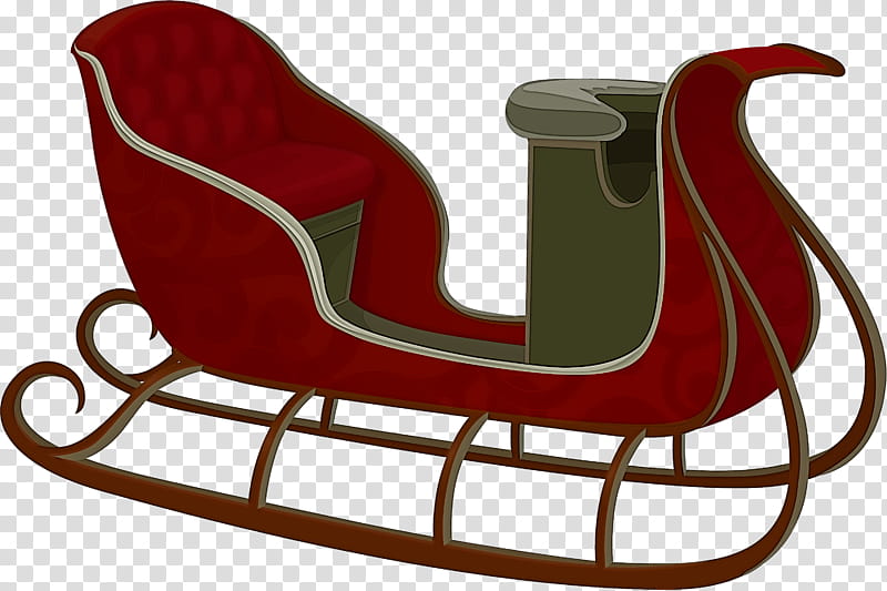 sled furniture chair rocking chair vehicle, Luge transparent background PNG clipart