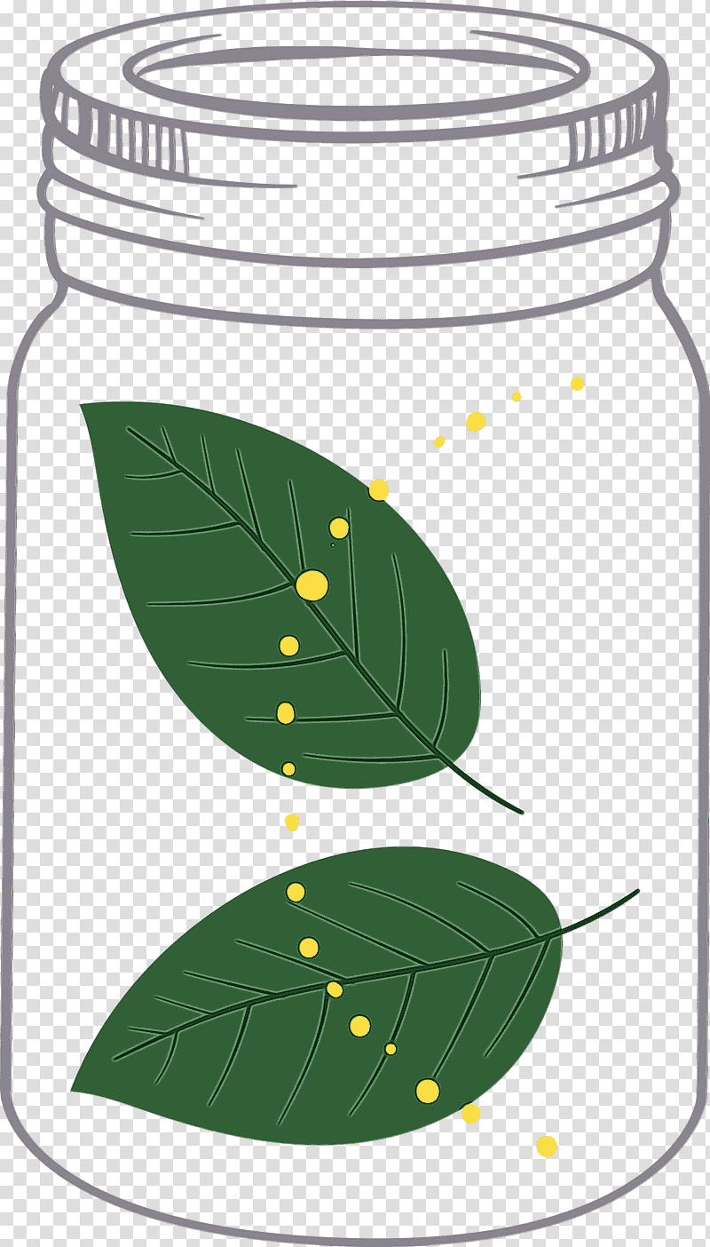 leaf green line tree plants, Mason Jar, Watercolor, Paint, Wet Ink, Plant Structure, Geometry transparent background PNG clipart