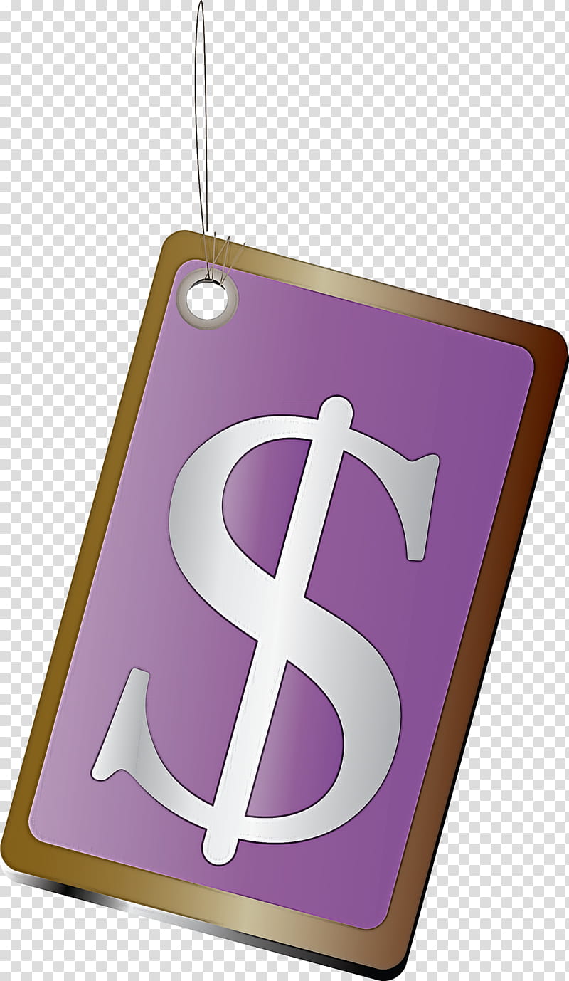 Money Tag Money Label, Symbol, Currency Symbol, Rectangle, Meter, Dollar Sign, Purple transparent background PNG clipart