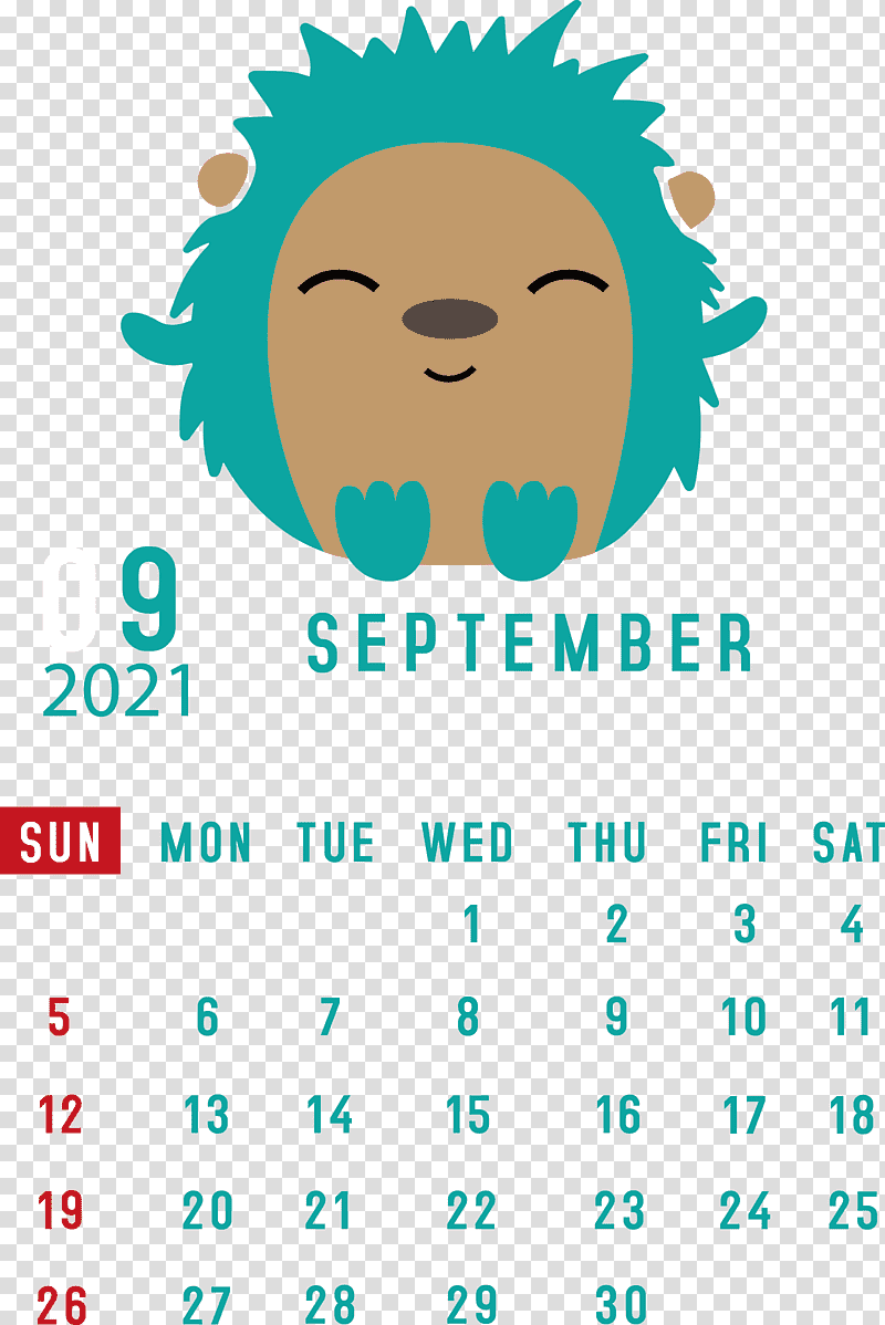 September 2021 Printable Calendar September 2021 Calendar, January Calendar, Calendar System, Month, Calendar Year, Calendar Date, Line transparent background PNG clipart