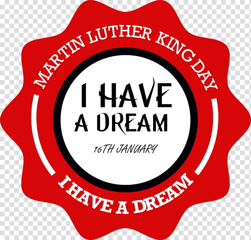 MLK Day Martin Luther King Jr. Day, Martin Luther King Jr Day, Logo, Label, Badge, Emblem, Signage transparent background PNG clipart