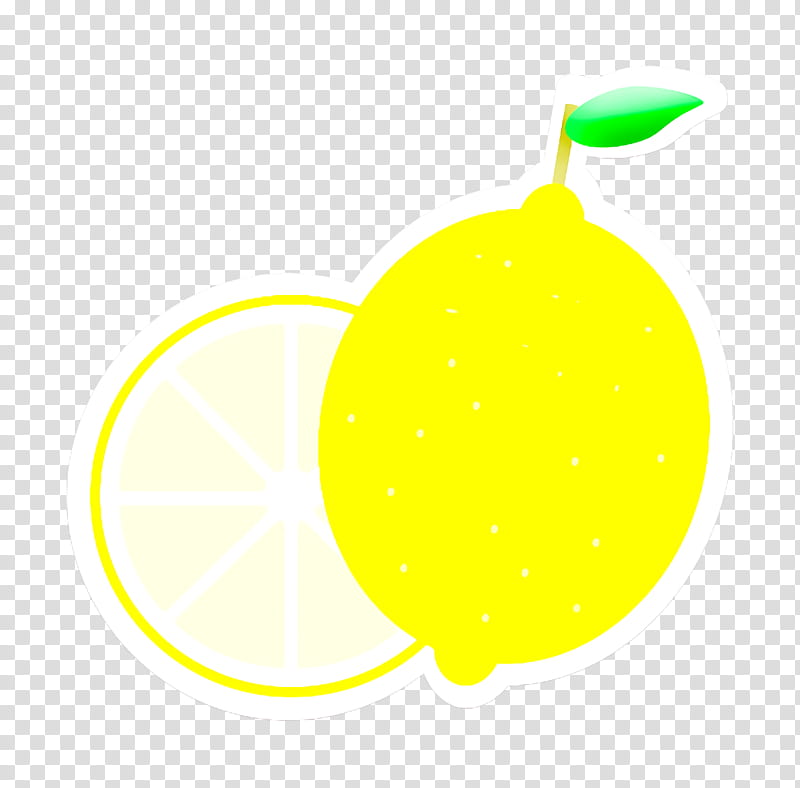 food icon fresh icon fruit icon, Healthy Icon, Lemon Icon, Meal Icon, Yellow, Computer, Line, Meter transparent background PNG clipart