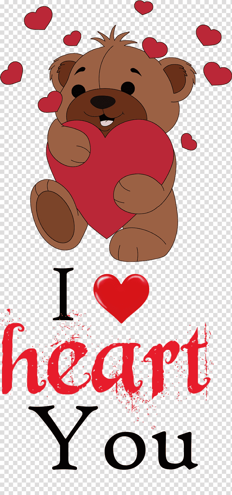 I Heart You Valentines Day Love, Meter, Poster, Teddy Bear, Cartoon, Bears, Velhas Virgens transparent background PNG clipart