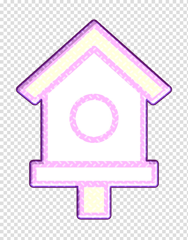 Nest icon Cultivation icon Bird house icon, Purple transparent background PNG clipart