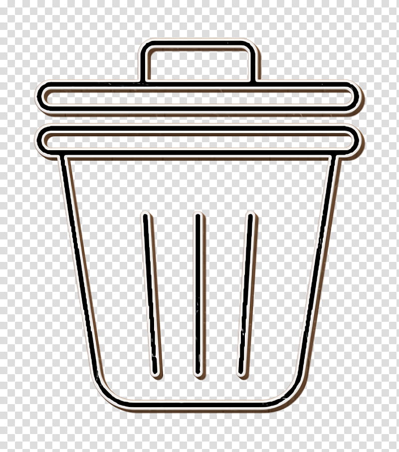 Trash icon Trash bin icon Cleaning icon, User Interface, Hand Sanitizer, Interfaccia transparent background PNG clipart