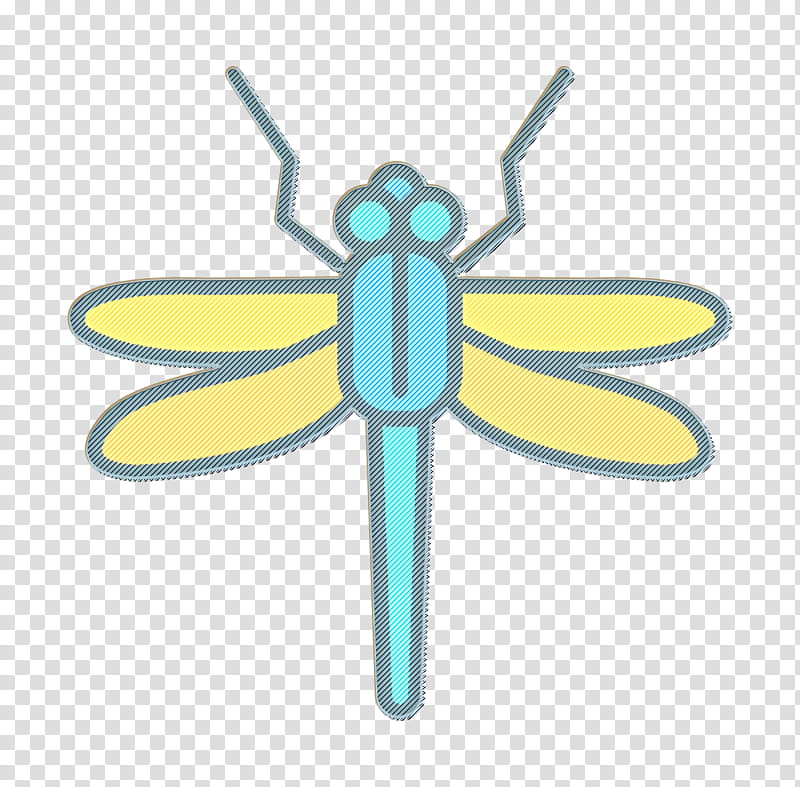 Insects icon Insect icon Dragonfly icon, Dragonflies And Damseflies, Yellow, Pest, Damselfly, Membranewinged Insect transparent background PNG clipart