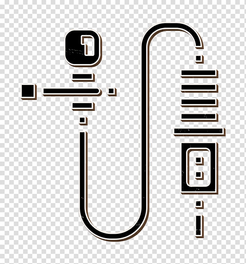 Lavalier icon graphy icon, Icon, Cable, Technology, Electrical Supply, Electronics Accessory transparent background PNG clipart