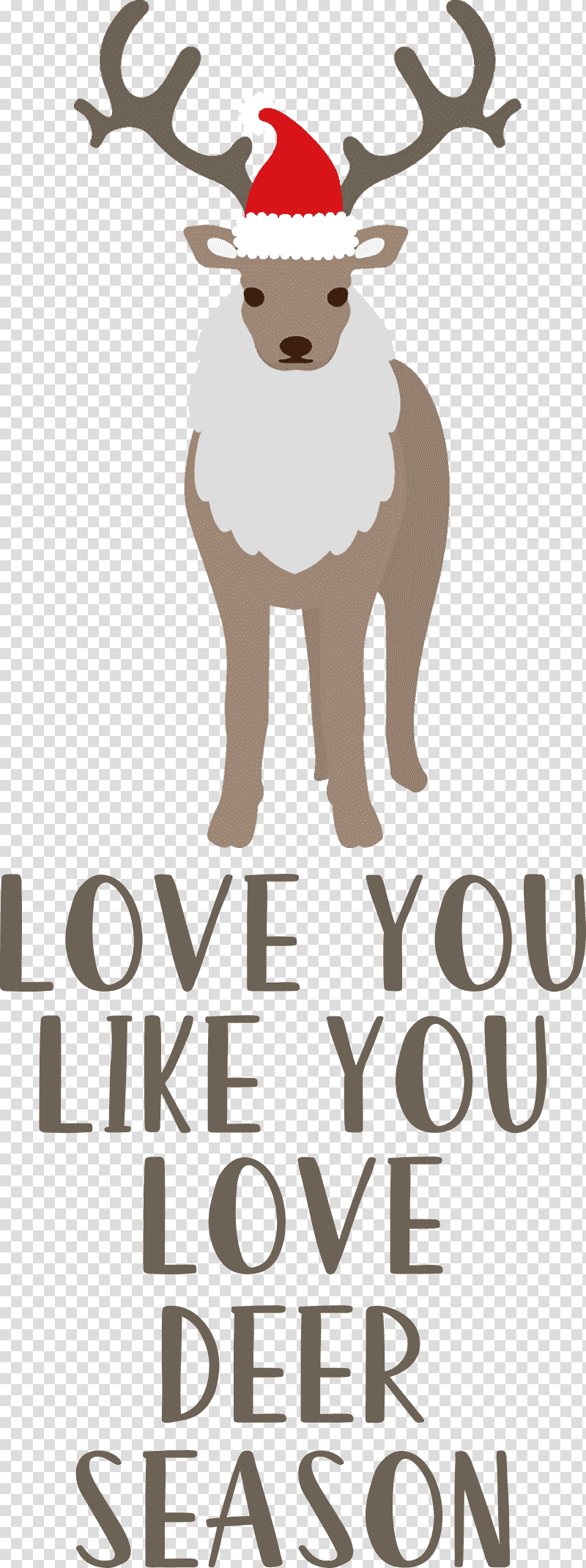 Love Deer Season, Reindeer, Logo, Antler, Character, Meter, Biology transparent background PNG clipart