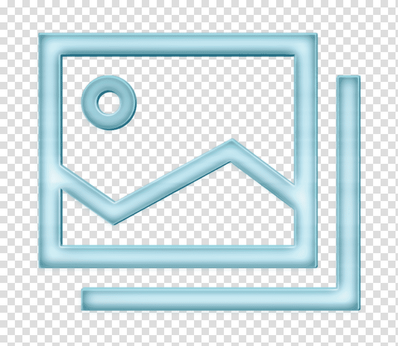 Simple Lines icon Gallery icon icon, Icon, Aqua M, Meter, Triangle, Number, Diagram transparent background PNG clipart