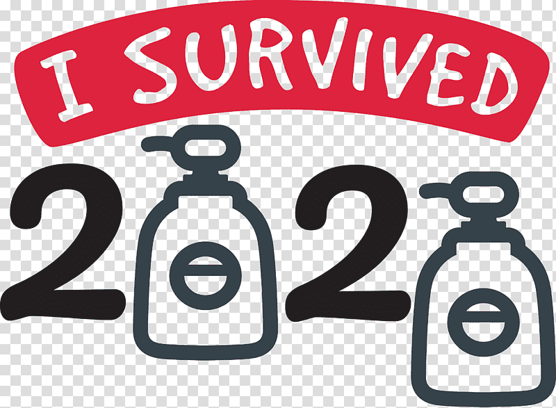 I Survived I Survived 2020 Year, Logo, Number, Signage, Meter, Line, Mathematics transparent background PNG clipart