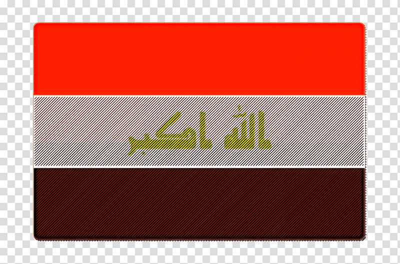International flags icon Iraq icon, Rectangle, Meter, Flag Of Iraq, Geometry, Mathematics transparent background PNG clipart