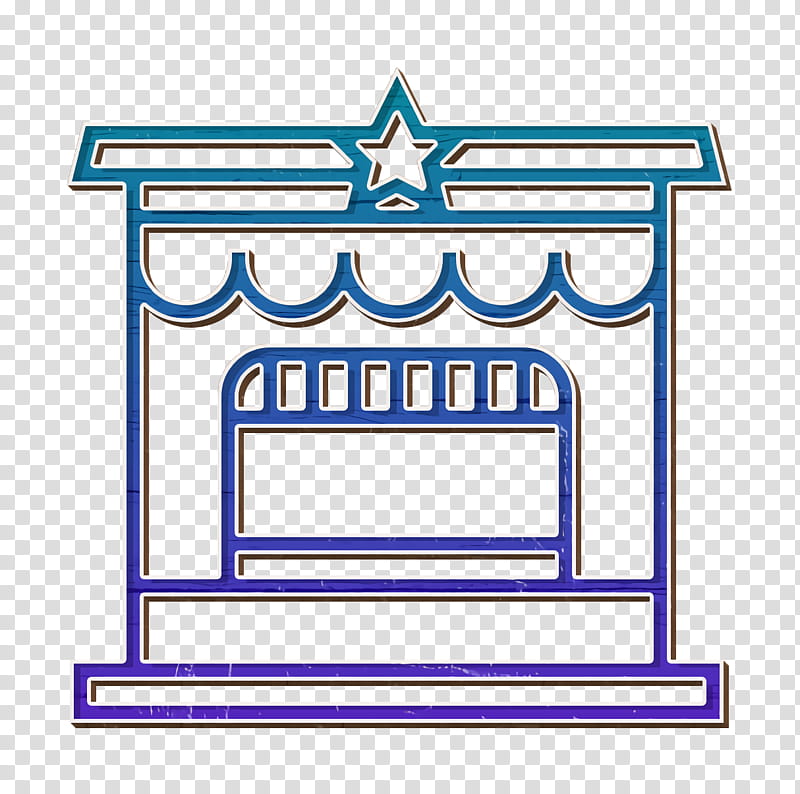 Circus icon Booth icon Ticket office icon, Furniture, Meter, Home, Line, Area, Fence, Structurem transparent background PNG clipart