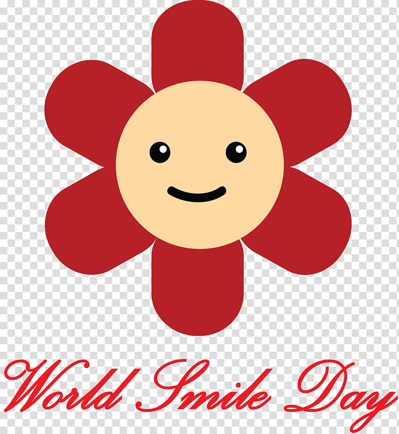 World Smile Day Smile Day Smile, Flower, Cartoon, Logo, Petal, Meter, Line, Happiness transparent background PNG clipart