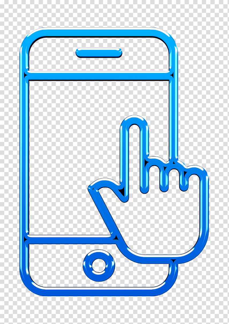 Tap icon Mobile icon Gestures icon, Mobile Phone, Field Service Management, Computer Program, Internet, Widget Toolkit transparent background PNG clipart