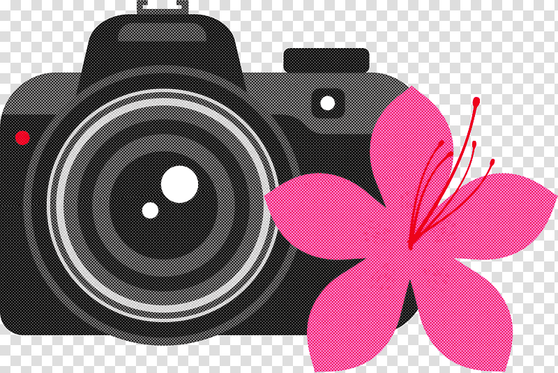 Camera Flower, Android, Digital Camera, Mirrorless Interchangeablelens Camera, Camera Lens, Text, Sticker transparent background PNG clipart