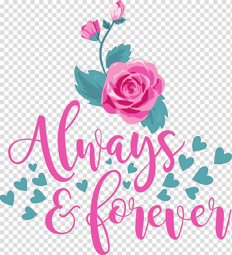 Valentines Day Always And Forever, Floral Design, Garden Roses, Logo, Cut Flowers, Rose Family, Petal transparent background PNG clipart