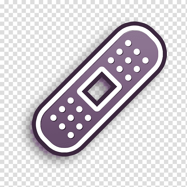 Sticking plaster icon Plaster icon medical icon, In The Hospital Icon, Electronics Accessory, Weighing Scale, Meter, Telephony, Weight transparent background PNG clipart