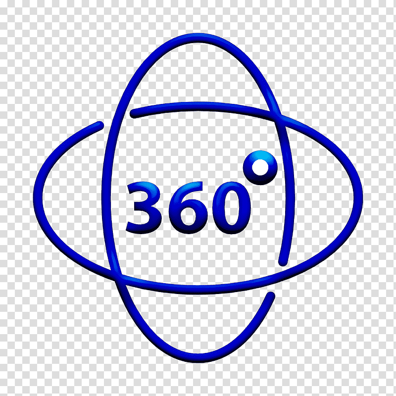 Virtual Reality icon 360 degrees icon Arrow icon, Immersive Video, Virtual Tour, Degree Symbol transparent background PNG clipart