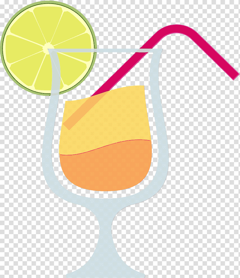 cocktail garnish orange drink yellow line garnish, Watercolor, Paint, Wet Ink, Mathematics, Geometry transparent background PNG clipart