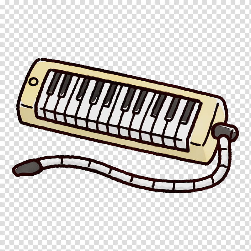 musical instrument technology melodica keyboard indian musical instruments, School Supplies, Watercolor, Paint, Wet Ink transparent background PNG clipart