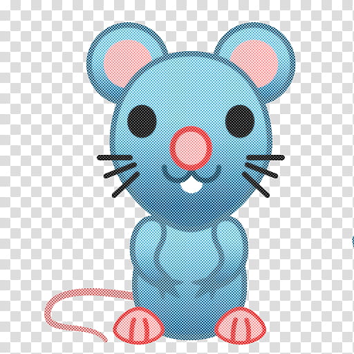 Teddy bear, Cartoon, Blue, Mouse, Nose, Rat, Muridae, Line transparent background PNG clipart