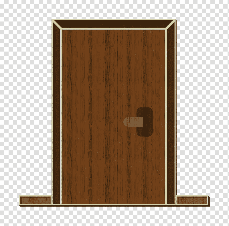 Door icon Household Compilation icon, Cupboard, Furniture, Cabinetry, Chest Of Drawers, Glass, Hardwood transparent background PNG clipart