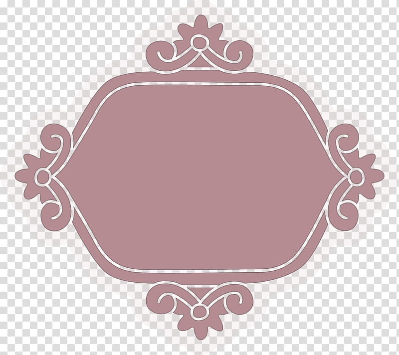 Pink vintage label frame Royalty Free Vector Image