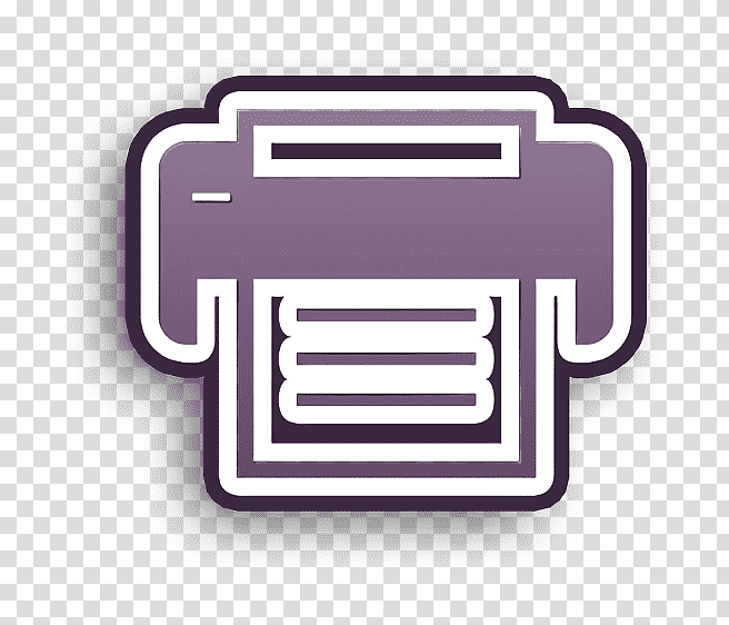 Print icon Printer with document coming out of machine icon Basic Application icon, Technology Icon, Postage Stamp, Birthday
, Drawing, Cartoon, Logo transparent background PNG clipart