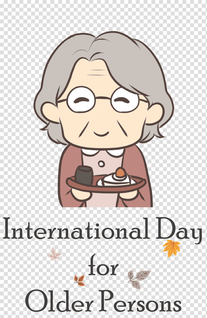 International Day for Older Persons International Day of Older Persons, Face, Meter, Forehead, Cartoon, Human, Conversation transparent background PNG clipart