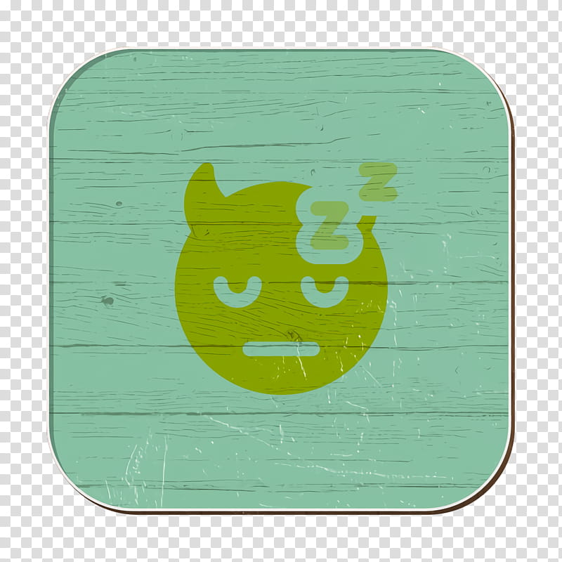 Emoji icon Sleeping icon Smiley and people icon, Green, Meter transparent background PNG clipart