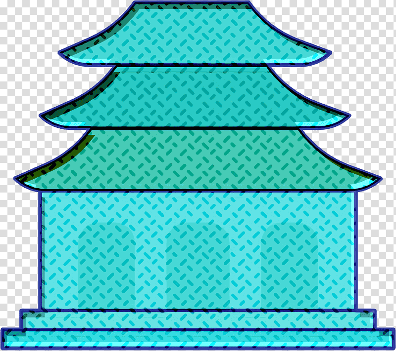 Buddhism icon Temple icon Religion icon, Green, Line, Tree, Microsoft Azure, Mathematics, Geometry transparent background PNG clipart