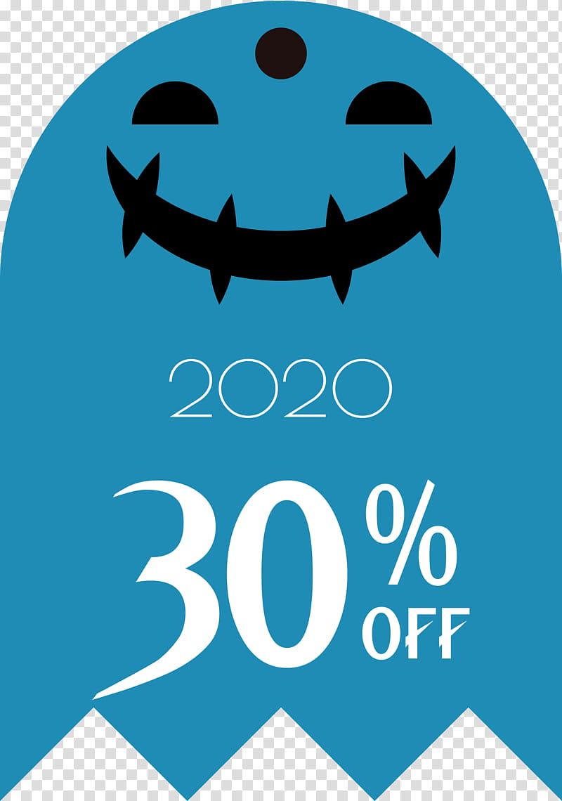 Halloween Discount 30% Off, 30 Off, Logo, Line, Area, Meter transparent background PNG clipart