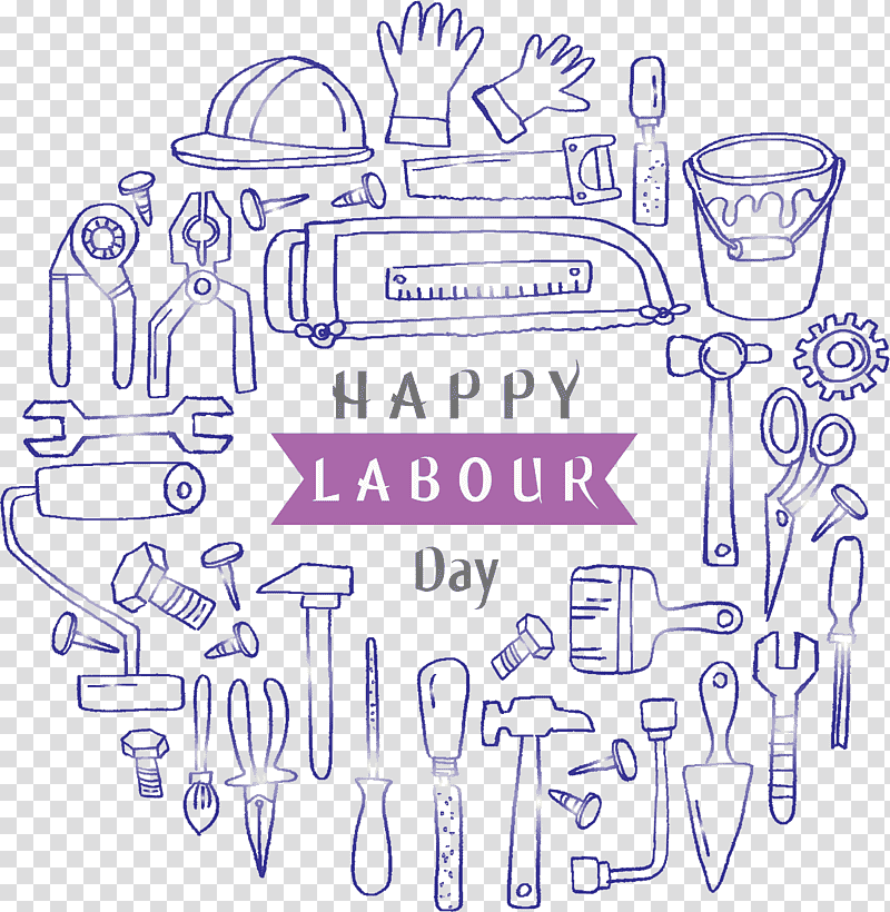 Labour day one line drawing. Hand continuous drawn celebration with arm  fist Stock Vector Image & Art - Alamy