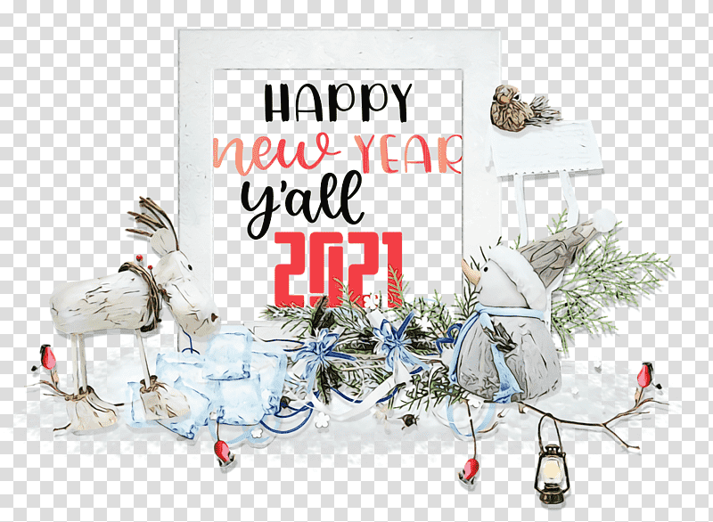 frame, 2021 Happy New Year, 2021 New Year, 2021 Wishes, Watercolor, Paint, Wet Ink transparent background PNG clipart