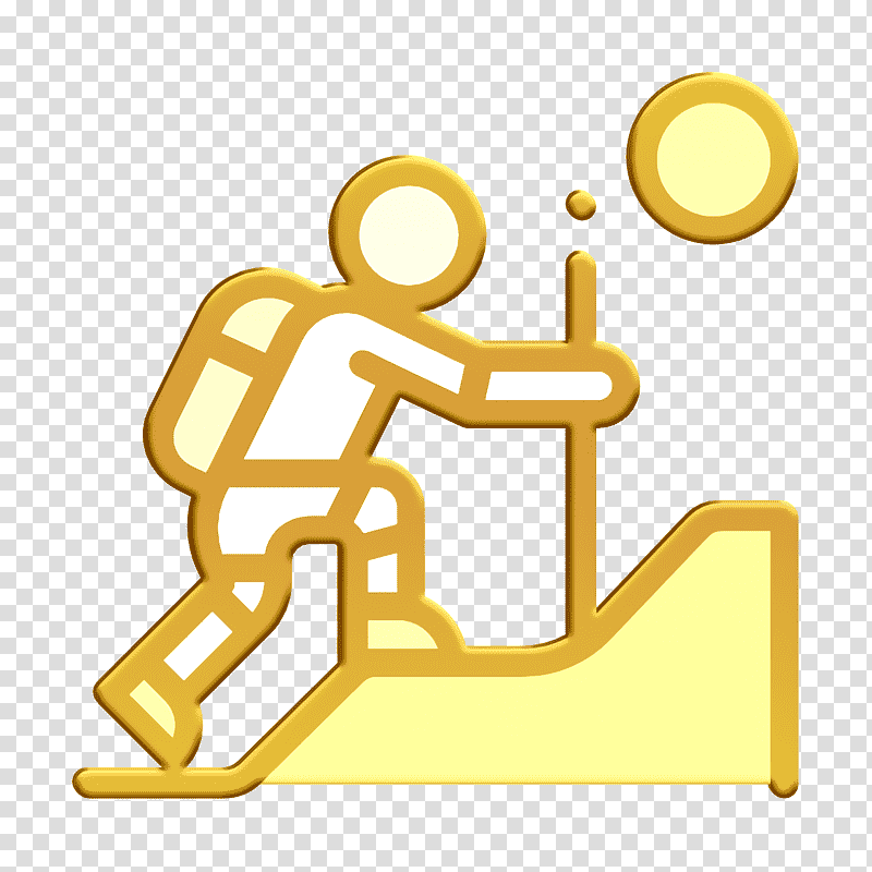 Climbing icon Path icon Free Time icon, Software, Mountaineering transparent background PNG clipart