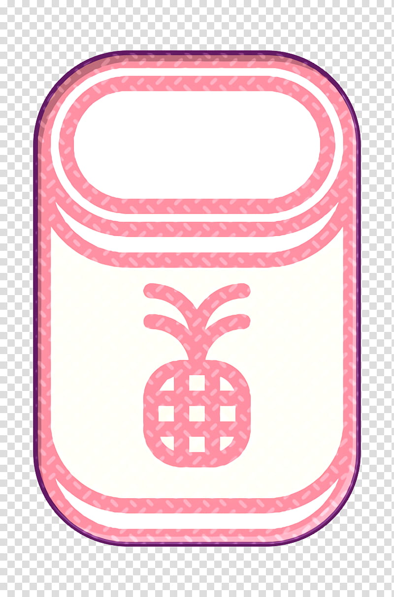 Tin icon Supermarket icon Pineapple icon, Pink transparent background PNG clipart