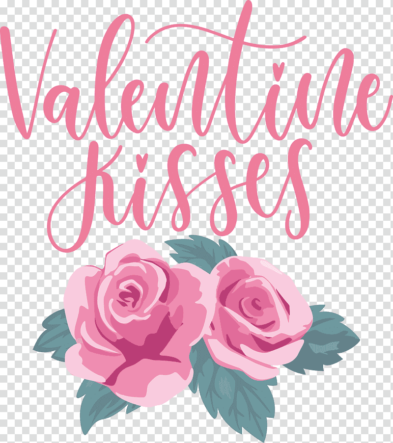 Valentine Kisses Valentine Valentines, Floral Design, Garden Roses, Cut Flowers, Rose Family, Cabbage Rose, Greeting Card transparent background PNG clipart