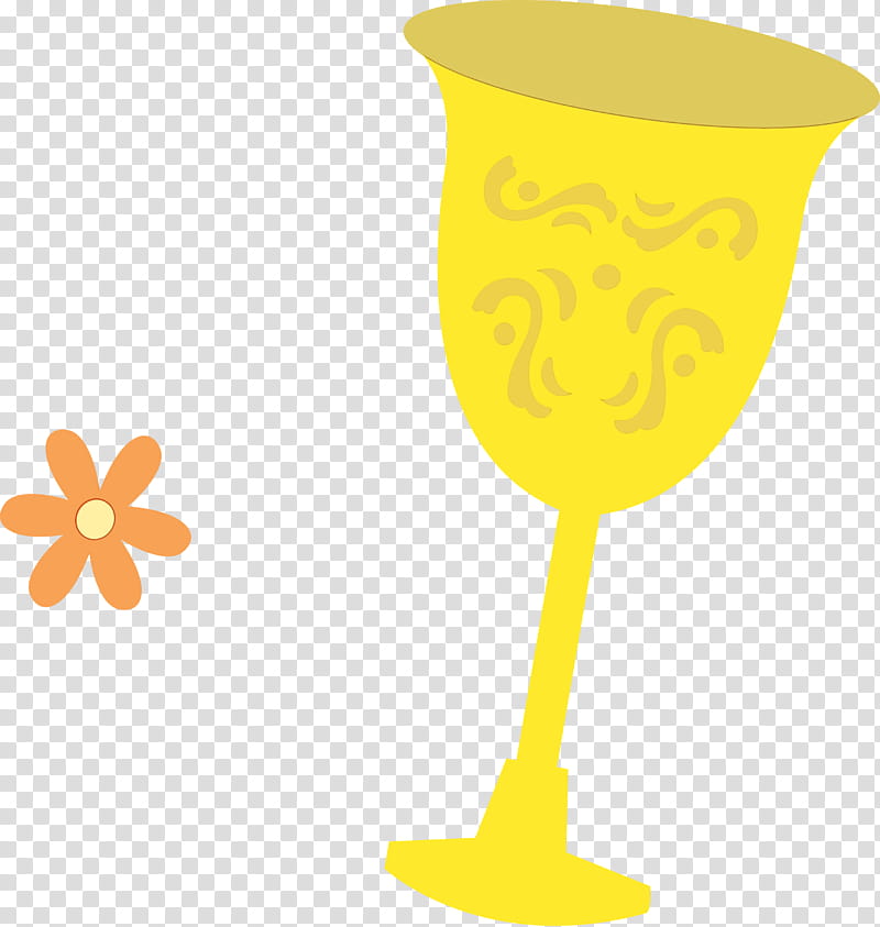drinkware yellow stemware tableware chalice, Happy Passover, Watercolor, Paint, Wet Ink transparent background PNG clipart