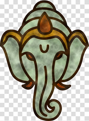 Image of Sketch Of Lord Ganesha Or Vinayaka Modern Concept Cute Editable  Outline Illustration-QK000631-Picxy
