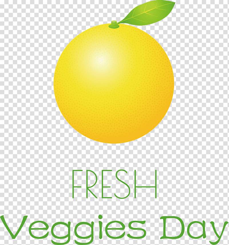 Fresh Veggies Day Fresh Veggies, Logo, Yellow, Line, Balloon, Lemon, Fruit transparent background PNG clipart