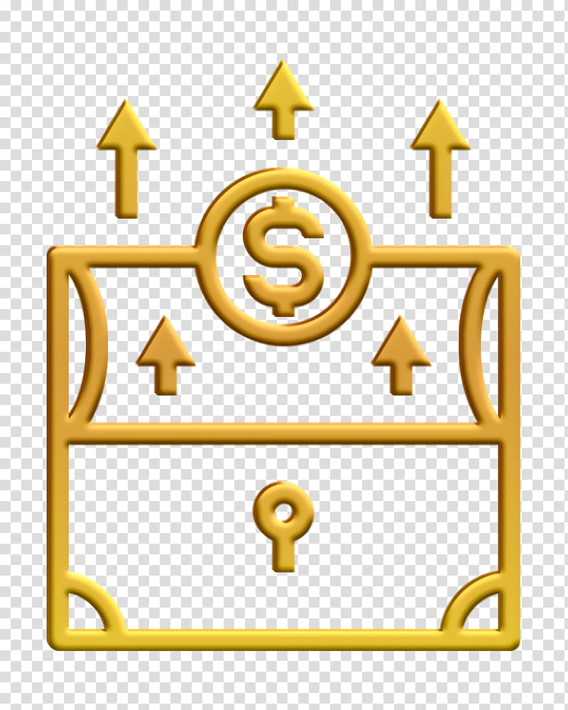 Treasure icon Startup icon Gold icon, Line, Symbol transparent background PNG clipart