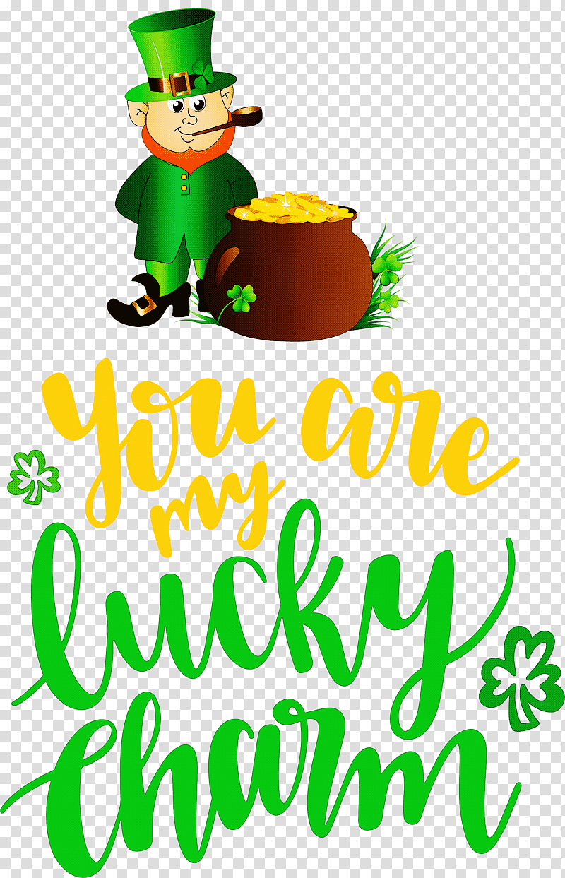 You Are My Lucky Charm St Patricks Day Saint Patrick, Christmas Tree, Christmas Day, Logo, Smiley, Character, Meter transparent background PNG clipart