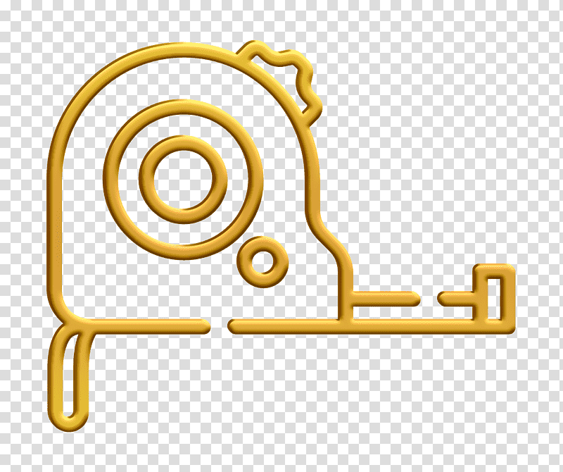 Ruler icon Archeology icon Measuring tape icon, Tool, Tape Measure, Kitchen Utensil, Machine, Construction, Production transparent background PNG clipart