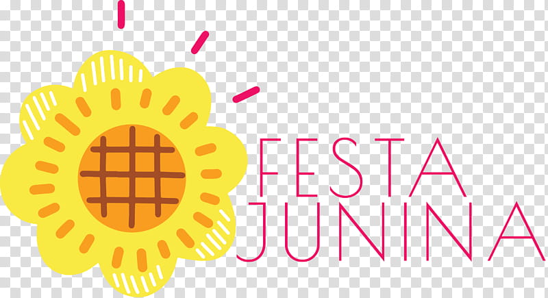 Festa Junina June Festivals Brazilian Festa Junina, Festas De Sao Joao, Logo, Yellow, Flower, Line, Area, M transparent background PNG clipart