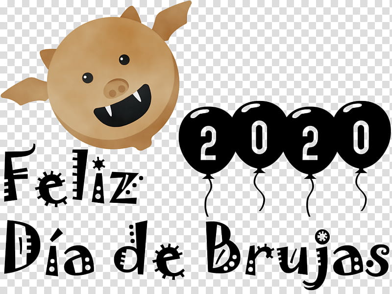 logo dog font snout meter, Feliz Día De Brujas, Happy Halloween, Watercolor, Paint, Wet Ink, Science, Biology transparent background PNG clipart