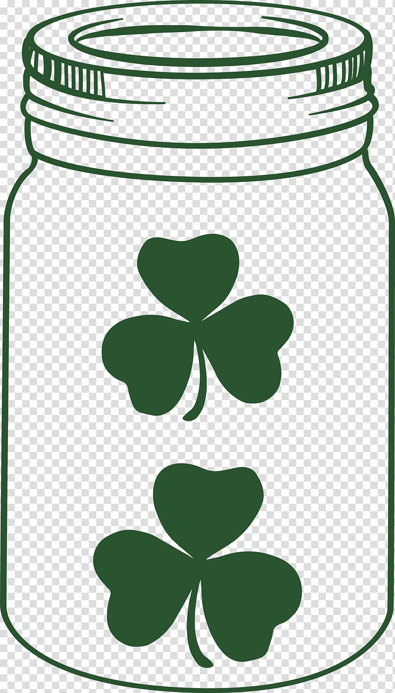 St Patricks Day Mason Jar, Prebal, Leaf, Physics, Used Bookstore, Academia, Shamrock transparent background PNG clipart