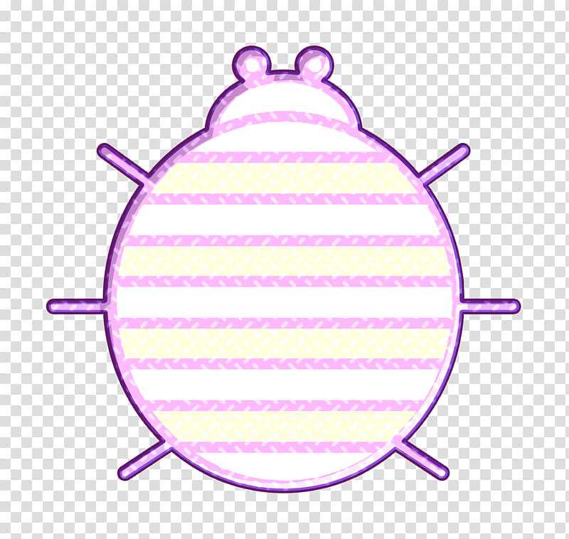 Woodlouse icon Sow bug icon Insects icon, Purple, Violet, Pink, Line, Circle, Neon, Magenta transparent background PNG clipart