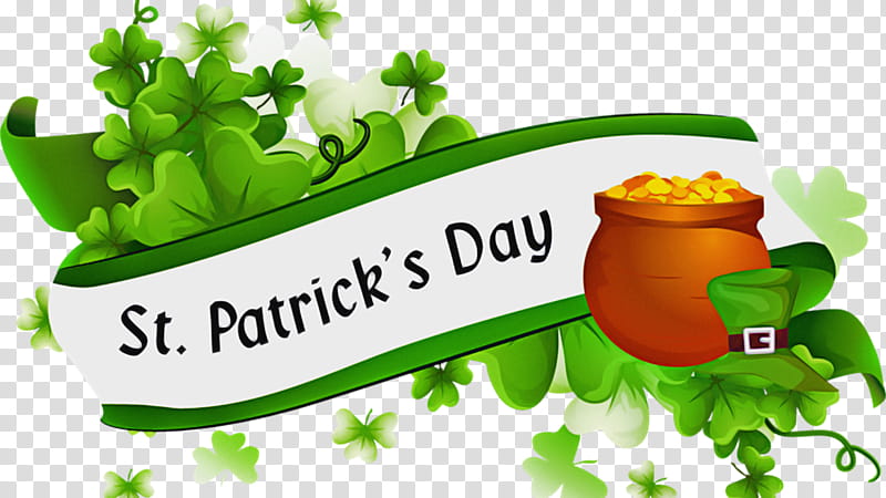 Saint patrick's day, Green, Plant, Leaf, Leaf Vegetable, Logo, Herb, Symbol transparent background PNG clipart