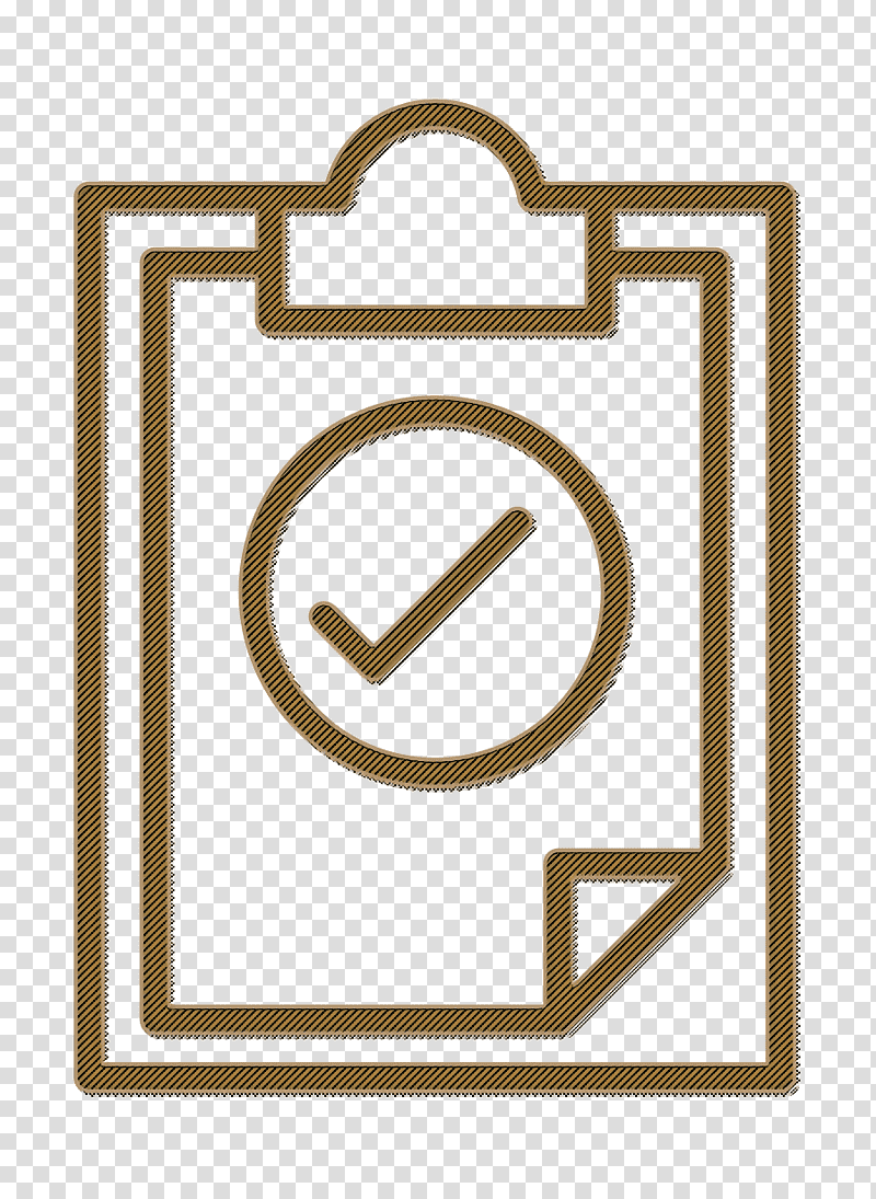 Bill icon Approve icon Web Design icon, Clipboard transparent background PNG clipart