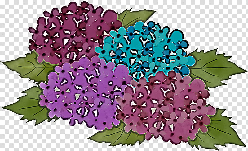 Floral design, Shrub, Flower, French Hydrangea, Lilac, Plants, Rose, Peony transparent background PNG clipart